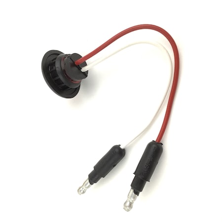 Grote Lamp, Led Clearance/Marker, Micronova Dot, Ece Rated, Red, W/ Grommet 49342